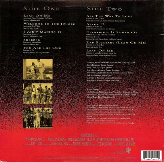 Various : Lean On Me - Original Motion Picture Soundtrack (LP, Album, Comp)