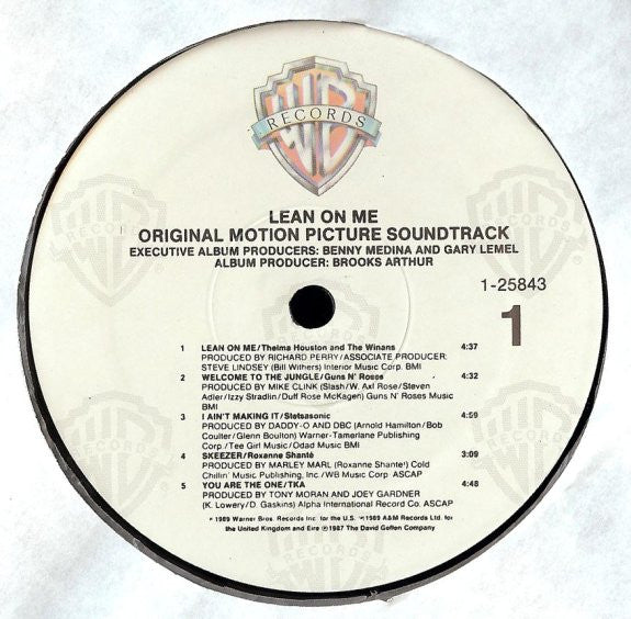 Various : Lean On Me - Original Motion Picture Soundtrack (LP, Album, Comp)