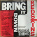 Redskins : Bring It Down (This Insane Thing) (7", Single)
