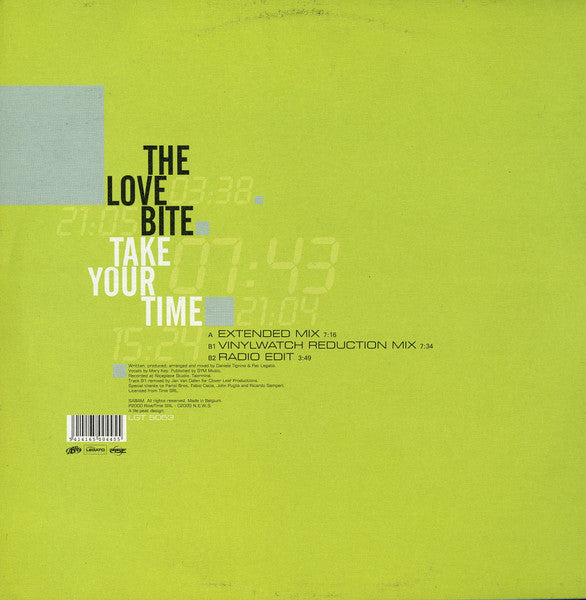 The Love Bite : Take Your Time (12")