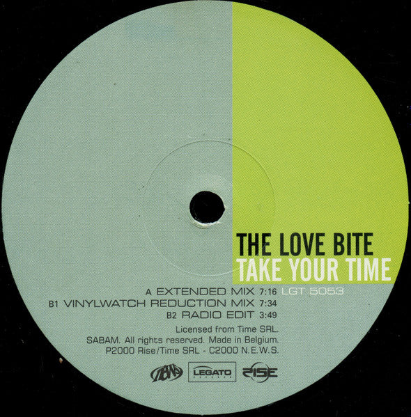 The Love Bite : Take Your Time (12")