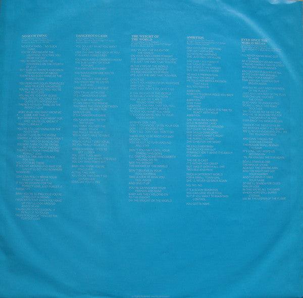 Tommy Shaw : Ambition (LP, Album)