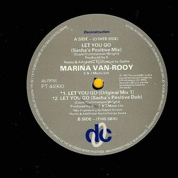 Marina Van-Rooy : Let You Go (12")
