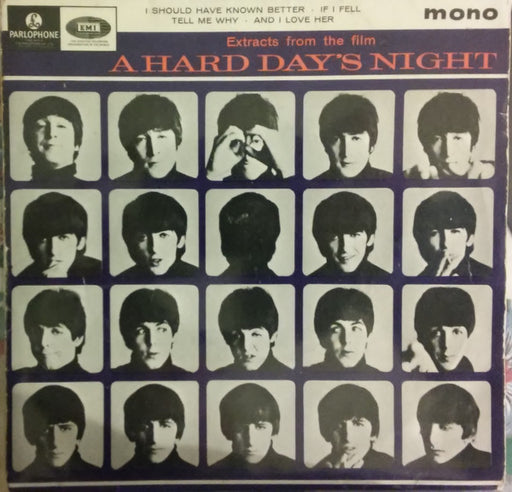 The Beatles : Extracts From The Film A Hard Day's Night (7", EP, Mono)