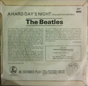 The Beatles : Extracts From The Film A Hard Day's Night (7", EP, Mono)