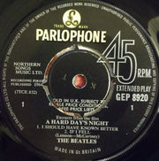 The Beatles : Extracts From The Film A Hard Day's Night (7", EP, Mono)