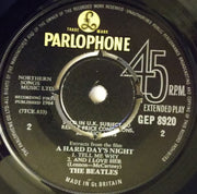 The Beatles : Extracts From The Film A Hard Day's Night (7", EP, Mono)