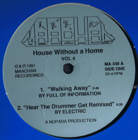 Various : House Without A Home Vol 4 (12")