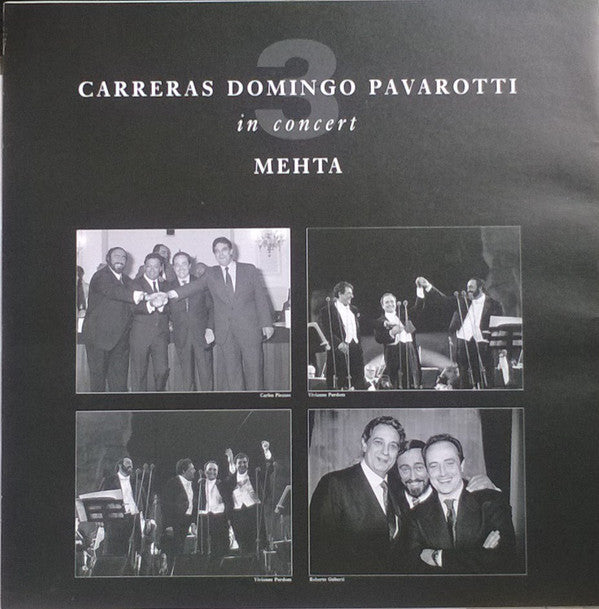 Carreras*, Domingo*, Pavarotti*, Mehta* : In Concert (LP, Album)