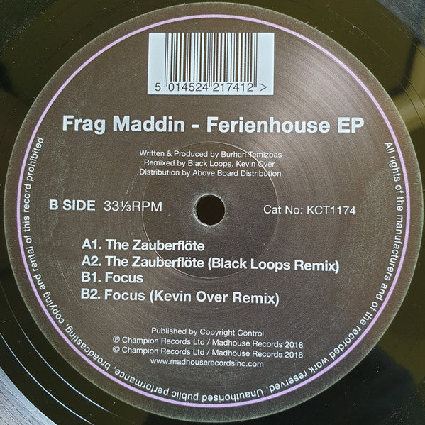 Frag Maddin : Ferienhouse EP  (12", EP)
