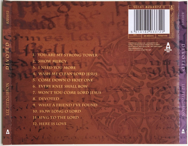 Liz Fitzgibbon : Devoted (CD, Album)