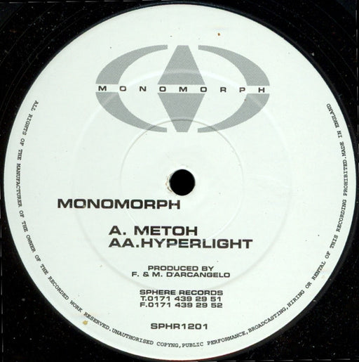 Monomorph : Metoh / Hyperlight (12")