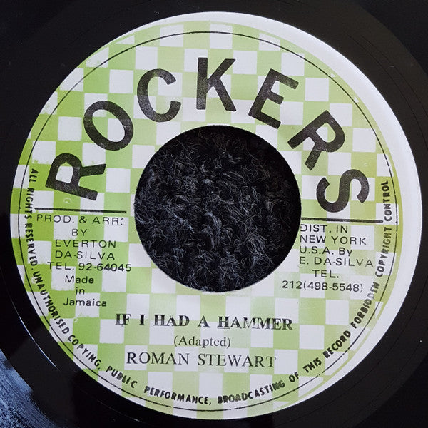 Roman Stewart : If I Had A Hammer (7", Single, Gre)