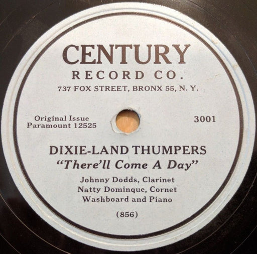 Dixie-Land Thumpers : Weary Way Blues / There'll Come A Day (Shellac, 10", RE, Unofficial)