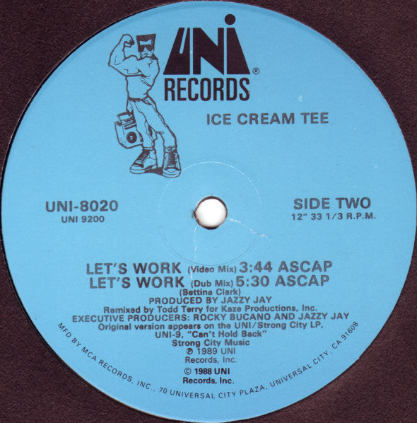 Ice Cream Tee : Let's Work (12")