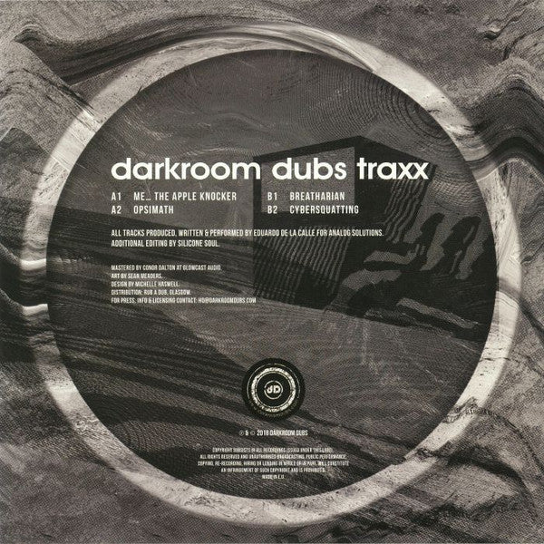 Eduardo De La Calle : Darkroom Dubs Traxx (12")