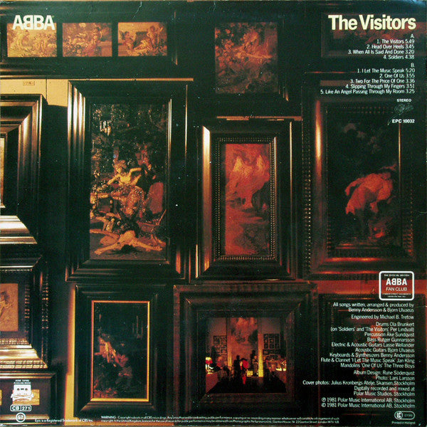 ABBA : The Visitors (LP, Album)