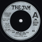 The Jam : Just Who Is The 5 O'Clock Hero / War / The Great Depression (7")
