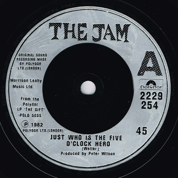 The Jam : Just Who Is The 5 O'Clock Hero / War / The Great Depression (7")