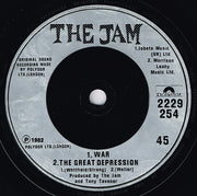 The Jam : Just Who Is The 5 O'Clock Hero / War / The Great Depression (7")