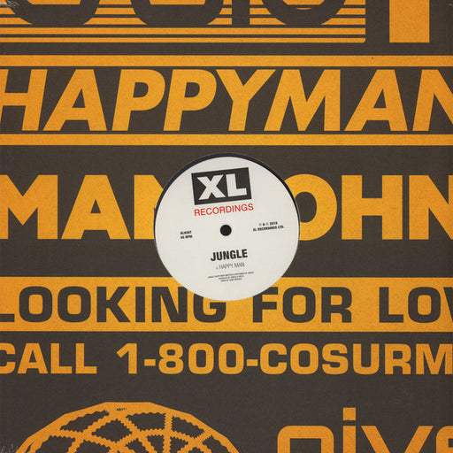 Jungle (12) : Happy Man / House In LA (12", Single)