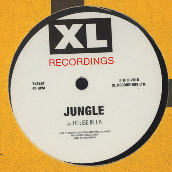 Jungle (12) : Happy Man / House In LA (12", Single)