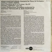 Khachaturian* / Saint-Saëns* : Piano Concerto / Piano Concerto No. 2 (LP, Comp, RM)