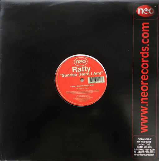 Ratty : Sunrise (Here I Am) (12", Ltd, Promo)