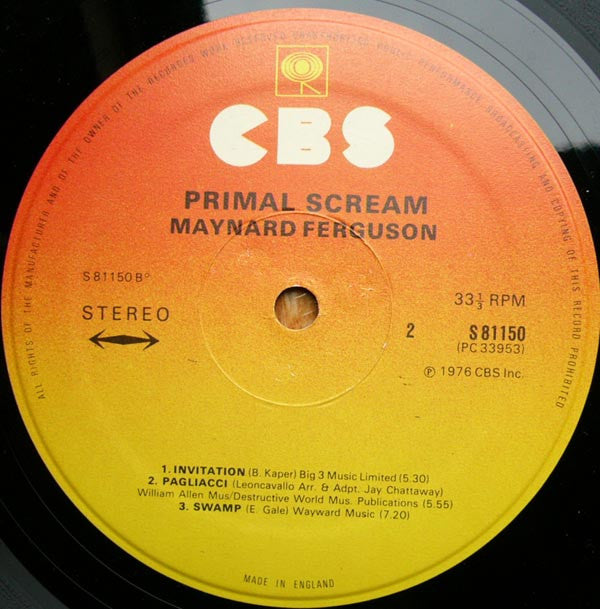 Maynard Ferguson : Primal Scream (LP)