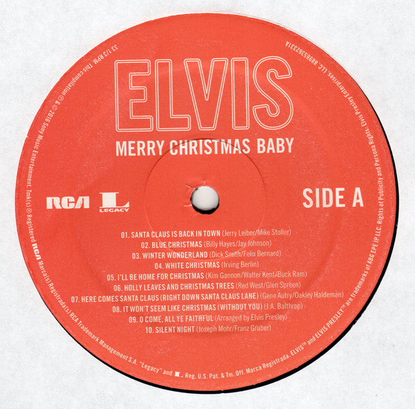 Elvis Presley : Merry Christmas Baby (LP, Comp)