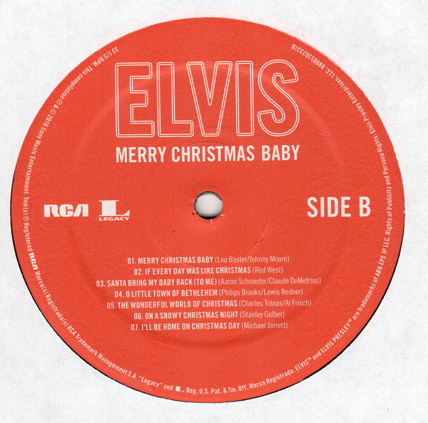 Elvis Presley : Merry Christmas Baby (LP, Comp)