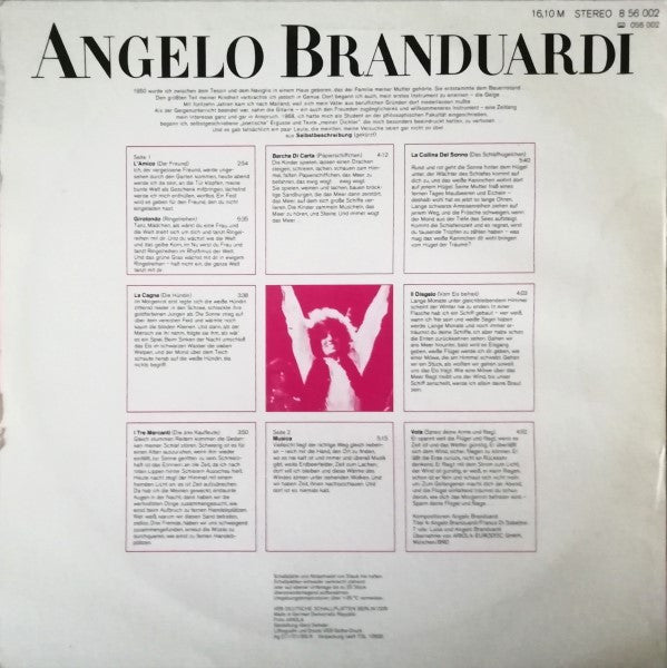 Angelo Branduardi : Angelo Branduardi (LP, Album, Big)