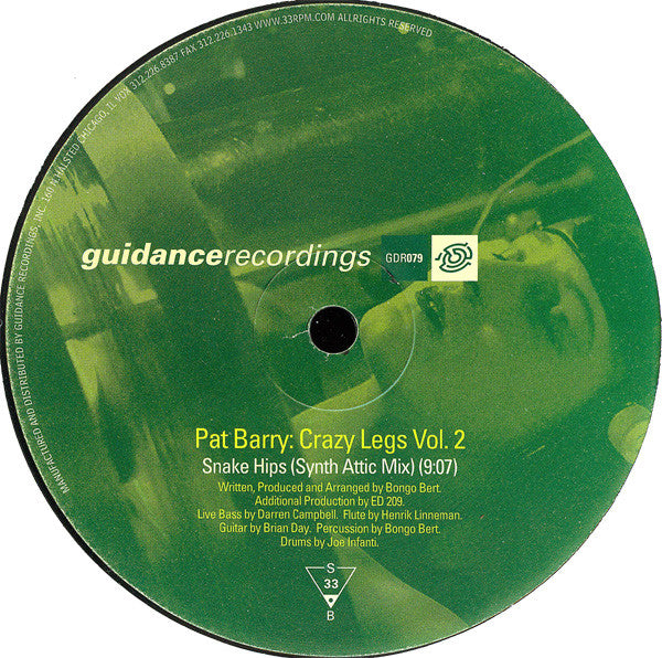 Pat Barry : Crazy Legs Vol. 2 (12")