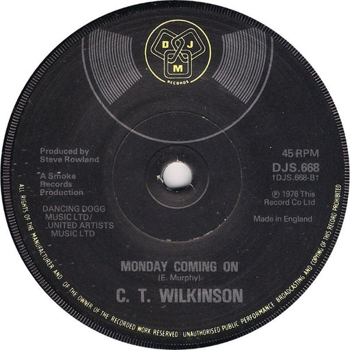 C.T. Wilkinson* : My Happiness (7", Single, Promo)