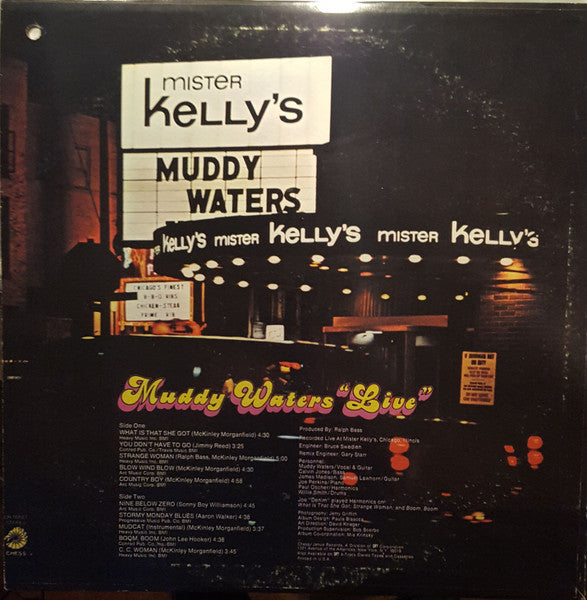 Muddy Waters : Live (LP, Promo)
