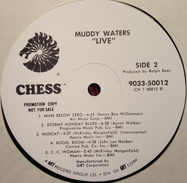 Muddy Waters : Live (LP, Promo)