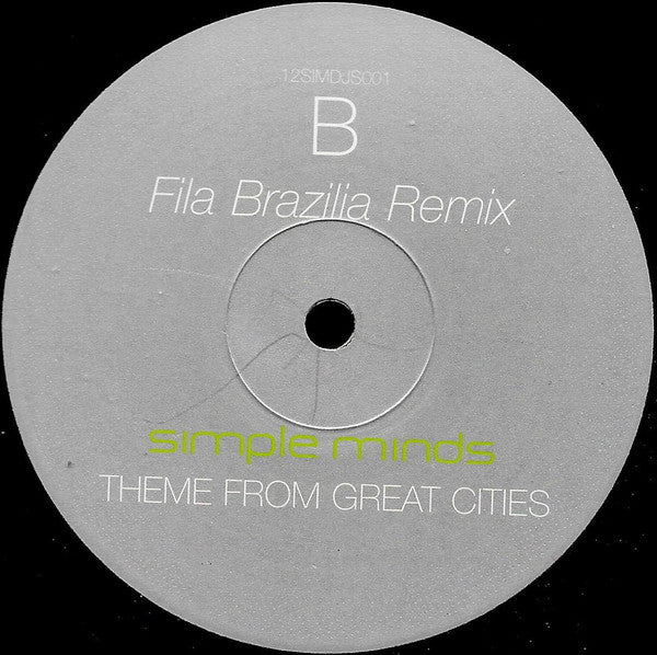 Simple Minds : Love Song / Theme From Great Cities (12", Promo)
