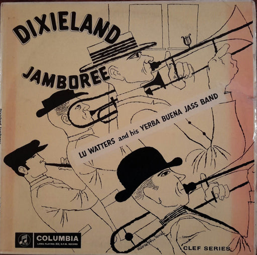 Lu Watters And The Yerba Buena Jass Band* : Dixieland Jamboree (10", Album, Mono)