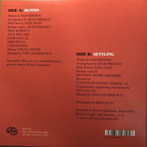 Ohtis : Runnin (7", Single)