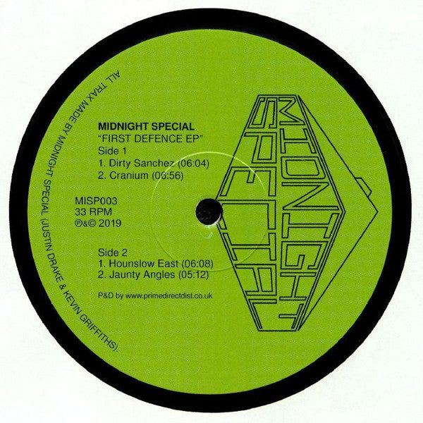 Midnight Special (4) : First Defence EP (12", EP)