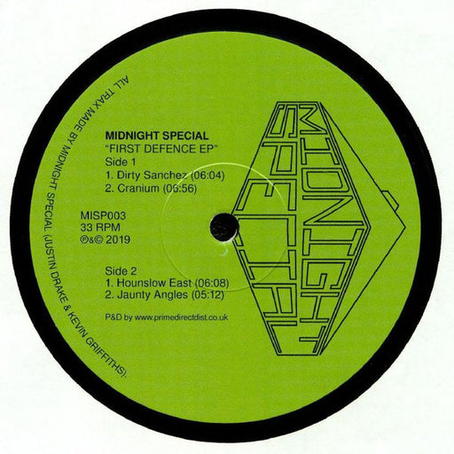 Midnight Special (4) : First Defence EP (12", EP)