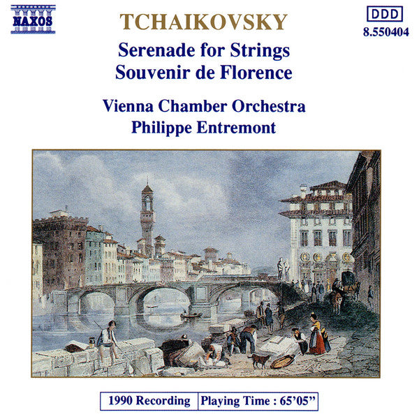 Tchaikovsky*, Vienna Chamber Orchestra*, Philippe Entremont : Serenade For Strings / Souvenir De Florence (CD, Album)