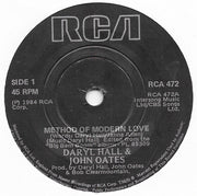Daryl Hall & John Oates : Method Of Modern Love (7")