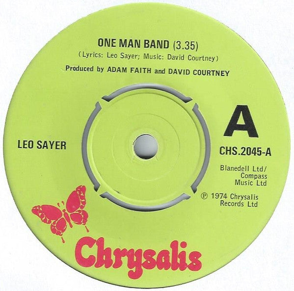 Leo Sayer : One Man Band (7", Single, Promo)