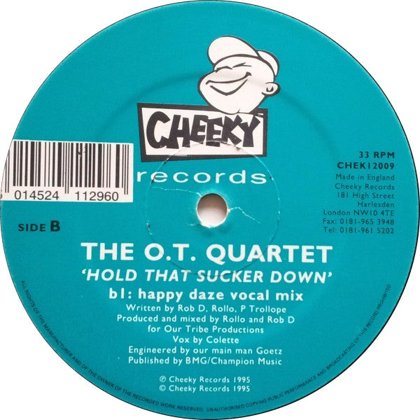 The O.T. Quartet : Hold That Sucker Down (12")