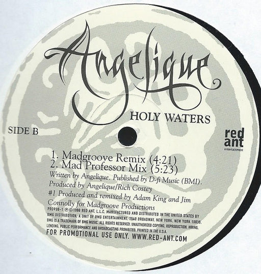 Angelique* : Holy Waters (12", Promo)