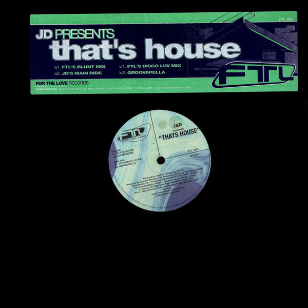 JD (74) : That's House (12")