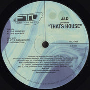 JD (74) : That's House (12")
