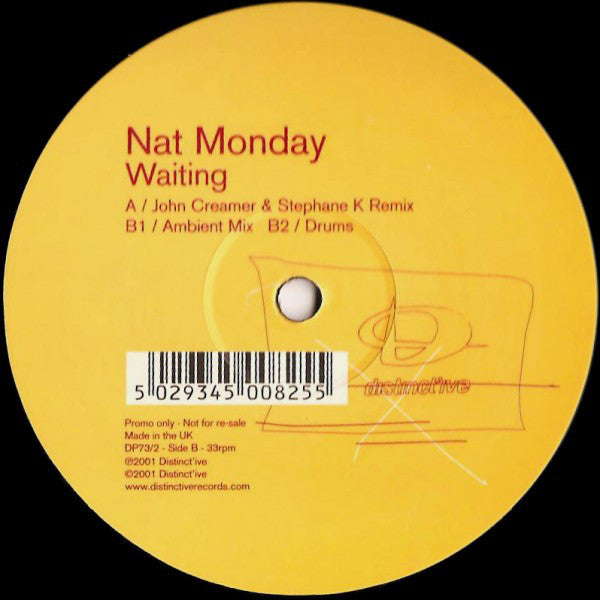 Nat Monday : Waiting (2x12", Promo)