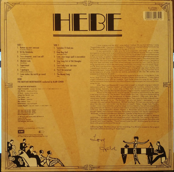 The Mayfair Merrymakers : Hebe (LP)